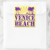 Venice Beach Vierkante Sticker (Tas)