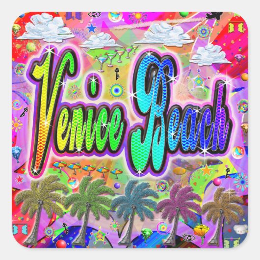 Venice Beach Vista Express Sticker (Voorkant)