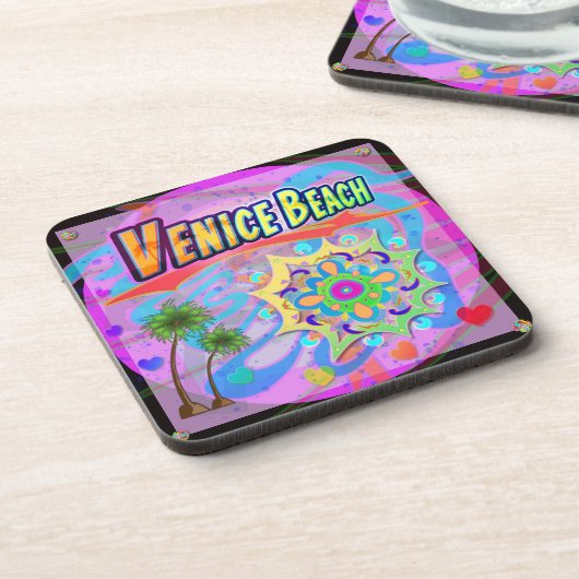 Venice Beach Vrai Dessous de verre de progrès (Côté gauche)