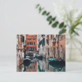 Venice Boats Briefkaart (Staand voorkant)