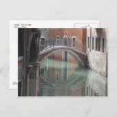Venice bridge - briefkaart (Voorkant / Achterkant)