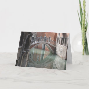 Venice bridge - notecard kaart