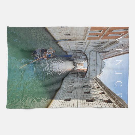 Venice Bridge of Sighs uitzicht theedoek (Horizontaal)
