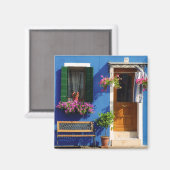Venice Burano Magnet Magneet (Voorkant / Achterkant)