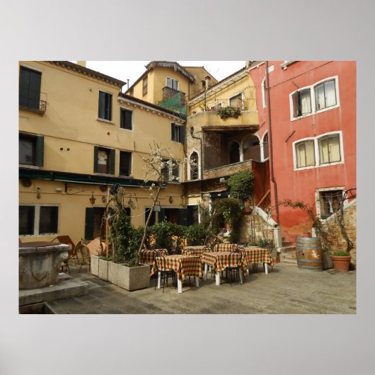 Venice Cafe Poster (Voorkant)