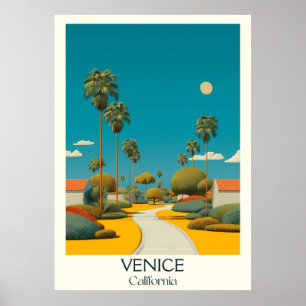 Venice California Art Print Boheems strand