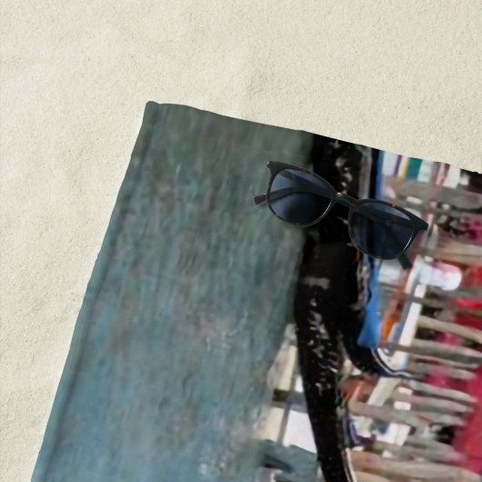 Venice Canal Beach Towel Strandlaken (In situ)