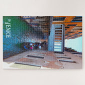 Venice Canal Gondolas Covered Skywalk Palazzos Legpuzzel (Horizontaal)
