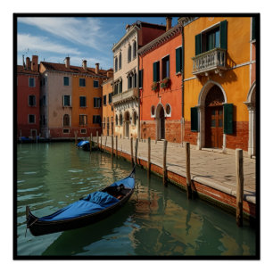 Venice Canal Perfect Poster