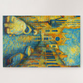 Venice Canal Starry Night Impressionist Art Puzzle (Horizontal)