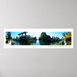 Venice Canals Panorama Poster