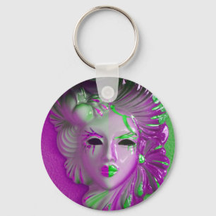 Venice Carnival Masker Sleutelhanger