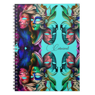 Venice Carnival-maskers Notitieboek