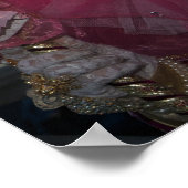 Venice Carnival-maskers Poster (Hoek)