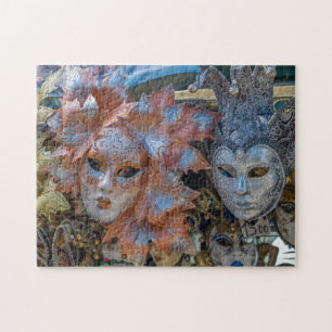 Venice Carnival maskers puzzel