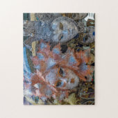 Venice Carnival maskers puzzel (Verticaal)