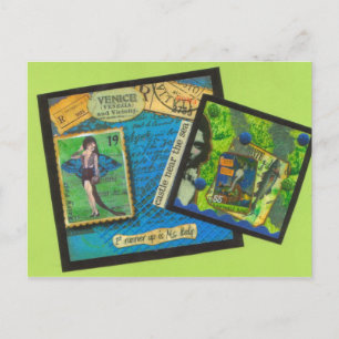 Venice Castle nabij het Briefkaart van het Zee