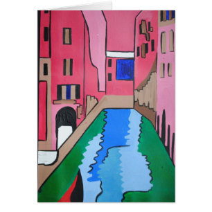 Venice Colorful Card