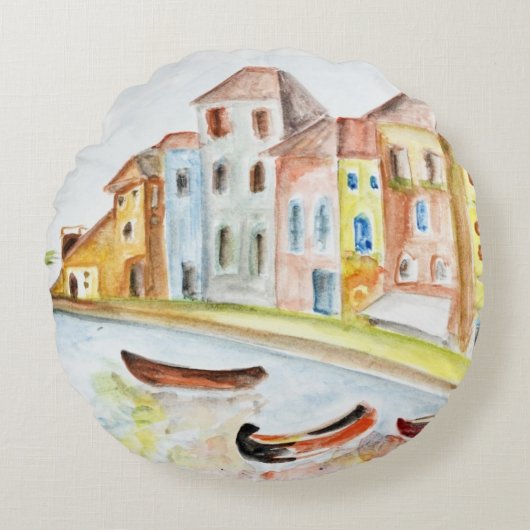 Venice Concept Rond Kussen (Voorkant)