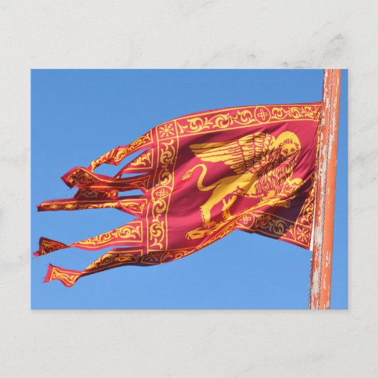 Venice Flag Briefkaart (Voorkant)