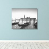 Venice gondola canvas afdruk (Insitu (Houten vloer))