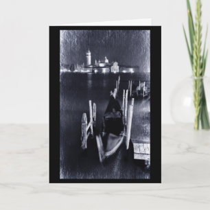 Venice Gondola 's nachts - Italië Kaart