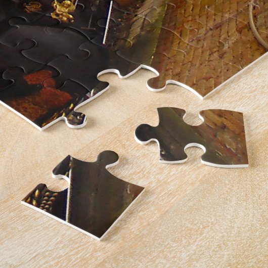 Venice Gondolas Jigsaw Puzzle Legpuzzel (Zijkant)