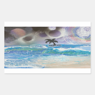 "Venice Herfst" - Glanzende Sticker van 4,5 x 2,7 