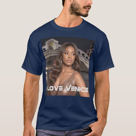 VENICE - I LOVE VENICE T-SHIRT (Voorkant)