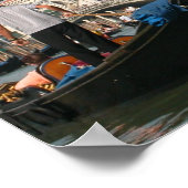 Venice, Italië Canal Gondola Print (Hoek)