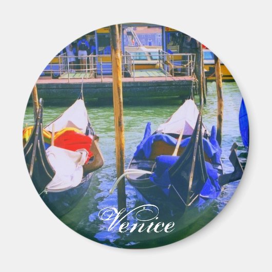 Venice Italie Gondola Magnet d'art (Devant)