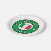 Venice Italië Papieren Bordje (Gekanteld)