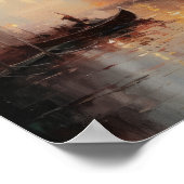 Venice Italie Paysage Art Imprimer Poster (Coin)