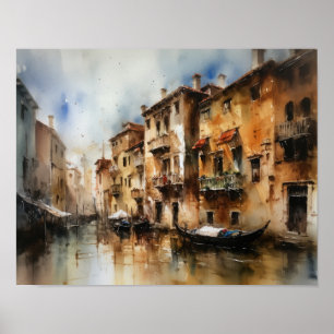 Venice Italie Paysage Art Imprimer Poster