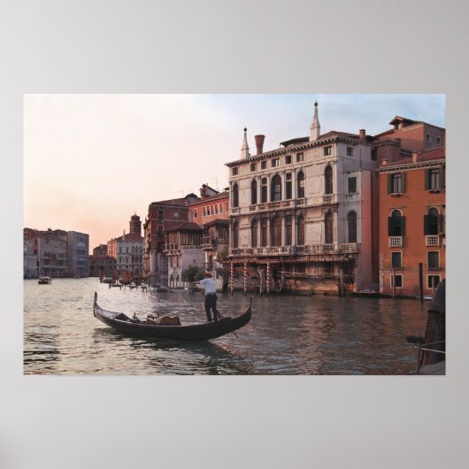 Venice Italie Poster / Gondola (Devant)