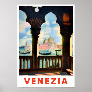 Venice Italië — vintonijnreis Poster