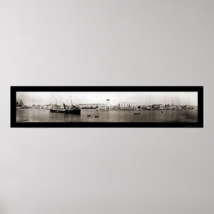 Venice Italy Canal Photo 1909 Poster