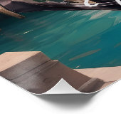 Venice Italy Canals Travel Poster (Coin)