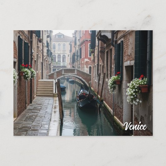 Venice Italy Travel Briefkaart (Voorkant)