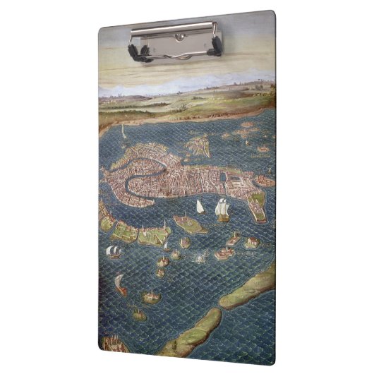 VENICE: KAART, 16E EEUW KLEMBORD (Links)