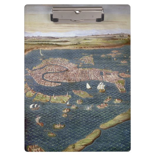 VENICE: KAART, 16E EEUW KLEMBORD (Voorkant)