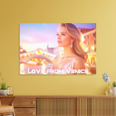 VENICE - LOVE FROM VENICE - CANVAS AFDRUK (Insitu (Woonkamer))
