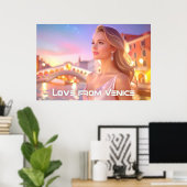 VENICE - LOVE FROM VENICE - POSTER (Thuiskantoor)