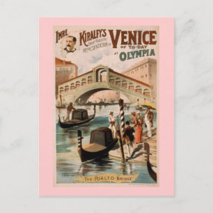 "Venice of Today"  theater Briefkaart