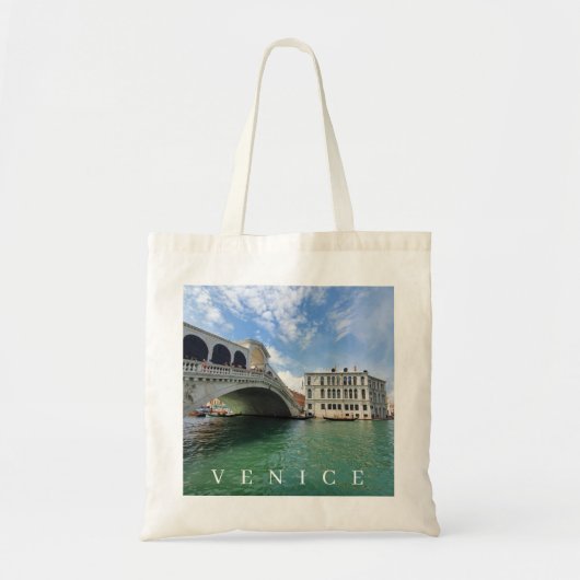 Venice Rialto Bridge canvas tas (Voorkant)
