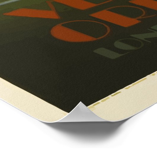 Venice Simplon Orient Express Milano Poste Poster (Hoek)