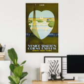 Venice Simplon Orient Express Paris Poster vintage (Bureau à domicile)
