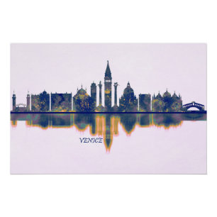 Venice Skyline Perfect Poster