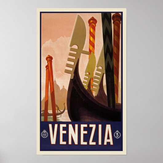 Venice Travel Poster (Voorkant)