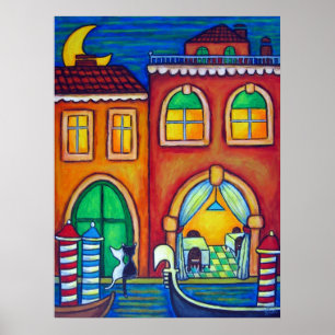 Venice Valentijn Print door Lisa Lorenz